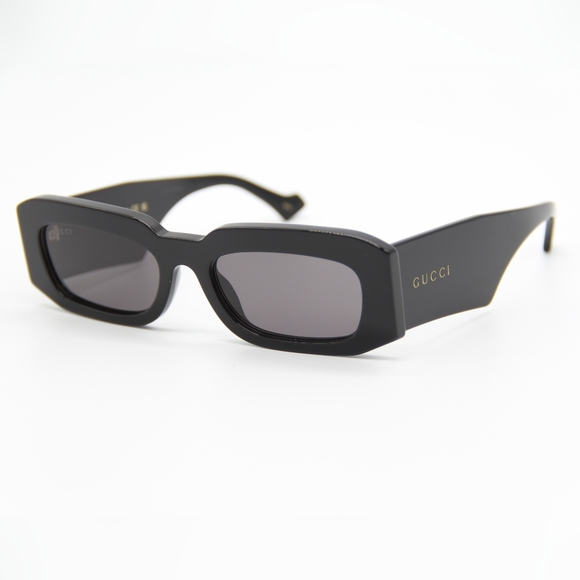 NEW GUCCI SUNGLASSES, SQUARE BLACK UNISEX GUCCI SUNGLASSES - Picture 4 of 16